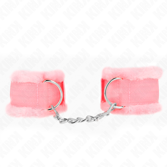 KINK - PINK FURRY LINING WRIST ADJUSTABLE 17-31 CM X 7 CM