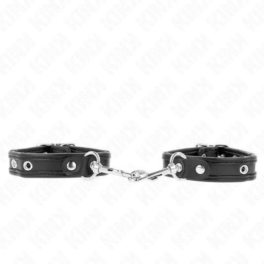 KINK - MINI-ARMBÄNDER SCHWARZ MIT VERSTELLBAREN STIEL 16-22 CM X 2 CM