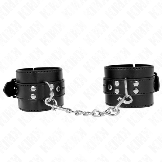 KINK - BLACK WRIST WITH ADJUSTABLE BLACK BELT 17-28 CM X 6 CM