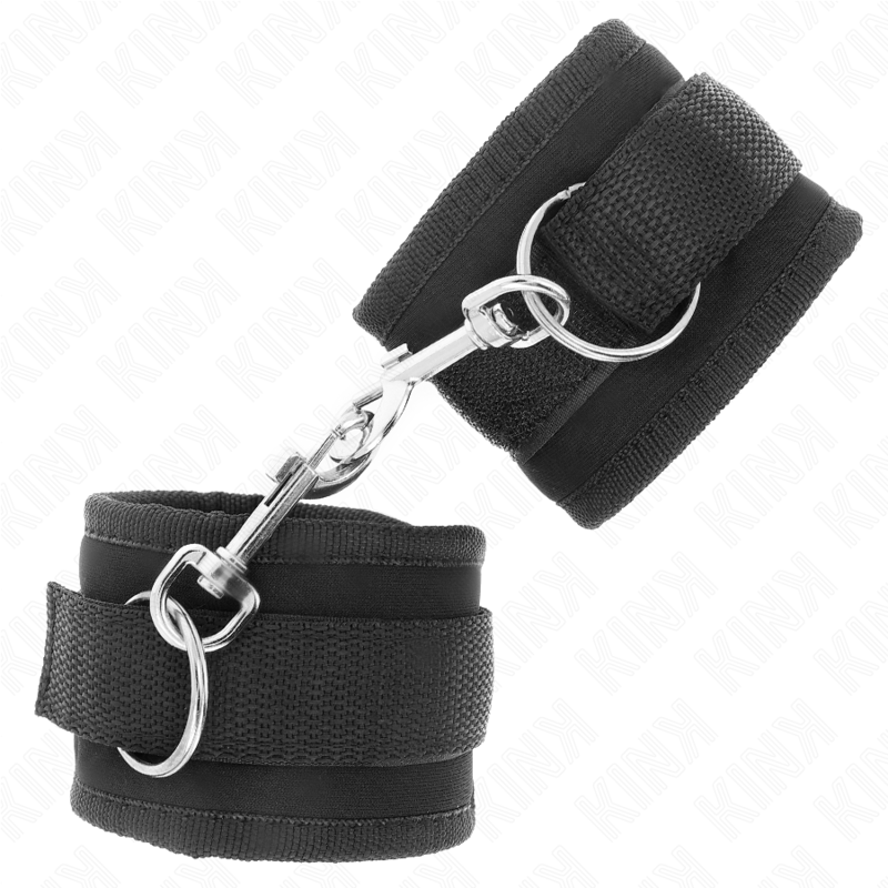 KINK - PULSO NYLON BIND HOOK&LOOP PRETO MODELO 2 AJUSTÁVEL 18-35 CM X 6 CM