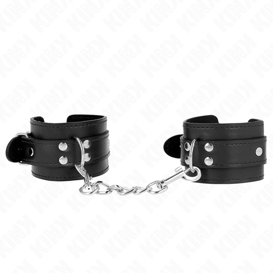 KINK - BLACK ADJUSTABLE SINGLE WRIST 20-23 CM X 5.5 CM