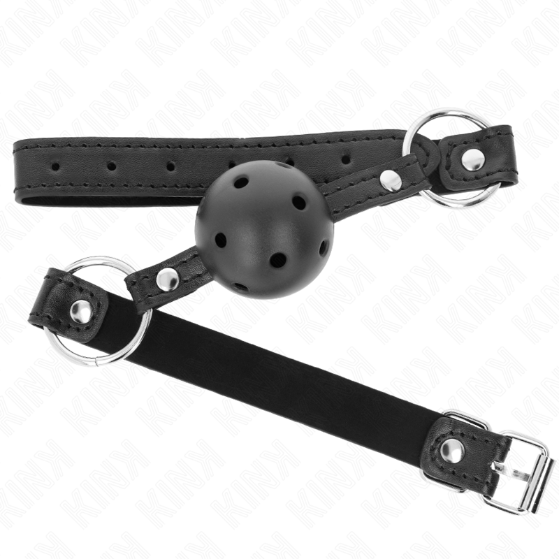 KINK - HOLLOW BLACK BALL HARD 4.5 CM GAG MODEL 1 63.5 X 2 CM