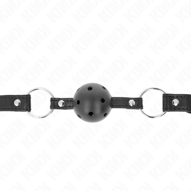 KINK - HOLLOW BLACK BALL HARD 4.5 CM GAG MODEL 1 63.5 X 2 CM