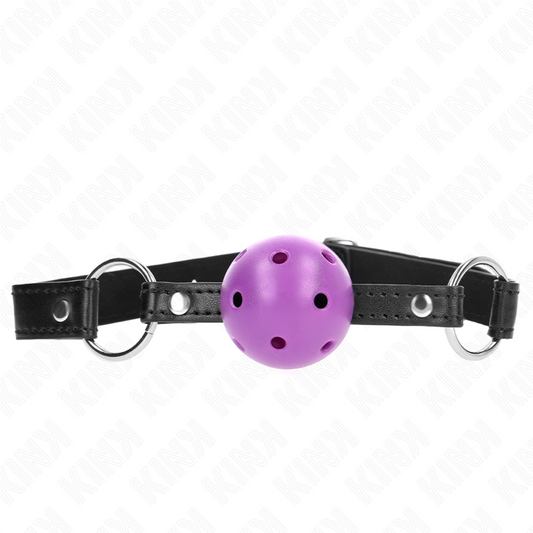 KINK - HARD PURPLE HOLLOW BALL 4.5 CM GAG 63.5 X 2 CM