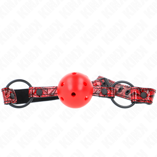 KINK - BOLA PADRÃO DIAMANTE 4,5 CM GAG MODELO 1 64,5 CM AJUSTÁVEL 42-60 CM