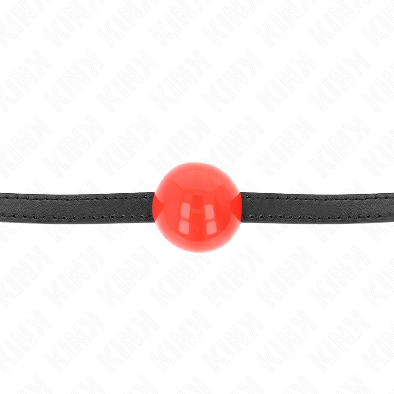 KINK - ROTER EINFACHER BALLGAG 4 CM 65 x 1,5 CM