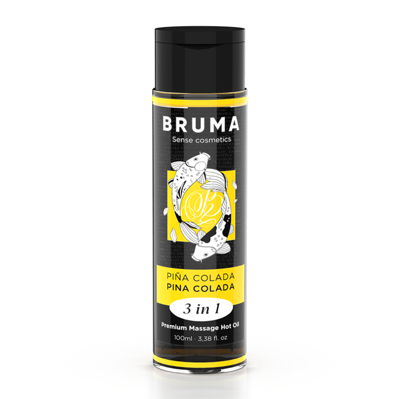 BRUMA - PREMIUM MASSAGEÖL MIT WÄRMEFFEKT UND PINA COLADA GESCHMACK 3 IN 1 - 100 ML