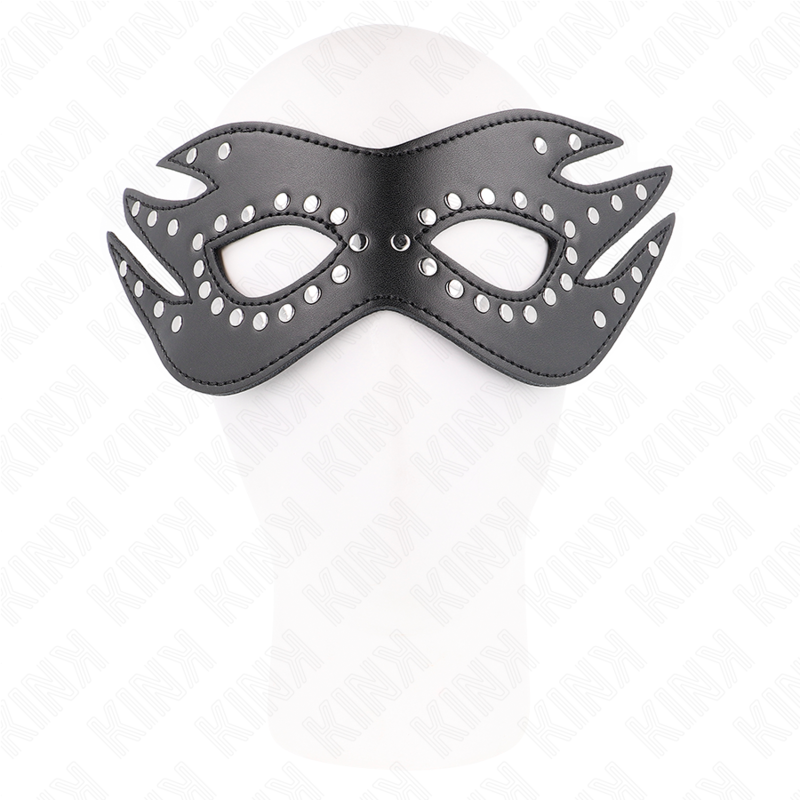 KINK - LEDERMASKE MIT NIETEN MODELL 3 26 x 9,5 CM