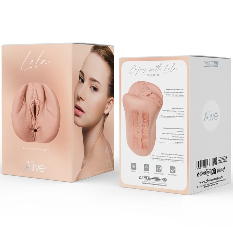 ALIVE - FLEX MASTURBADOR MASCULINO VAGINAL TAMANHO M