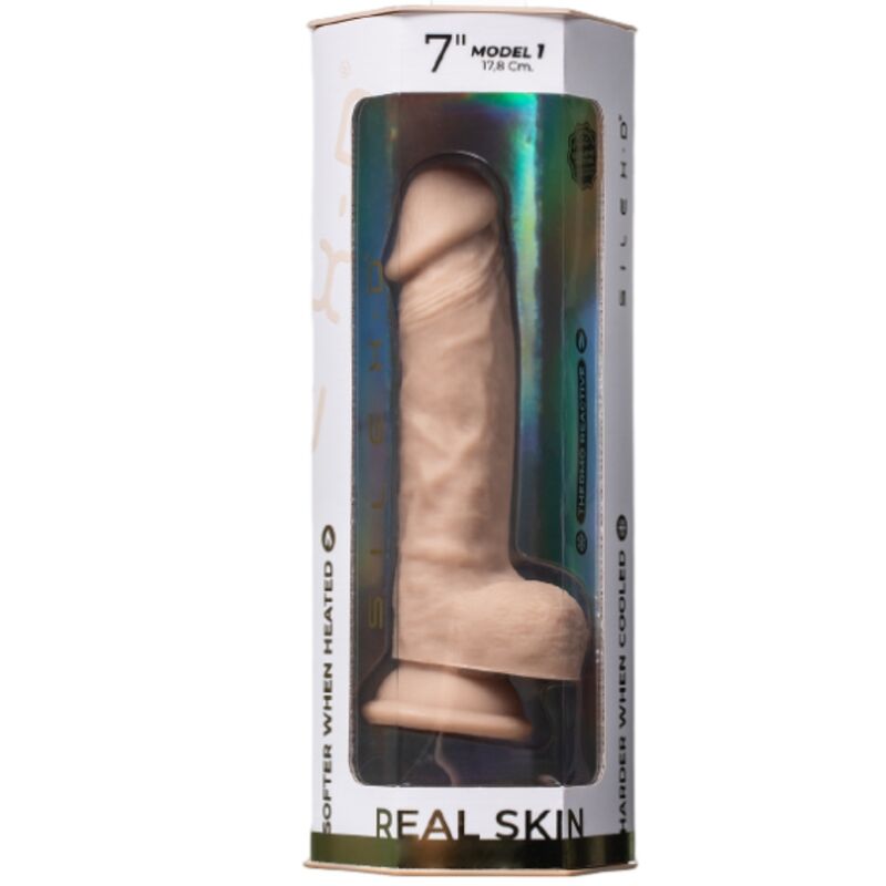 SILEXD - MODELO 1 PÊNIS REALÍSTICO PREMIUM SILEXPAN SILICONE 21.5 CM