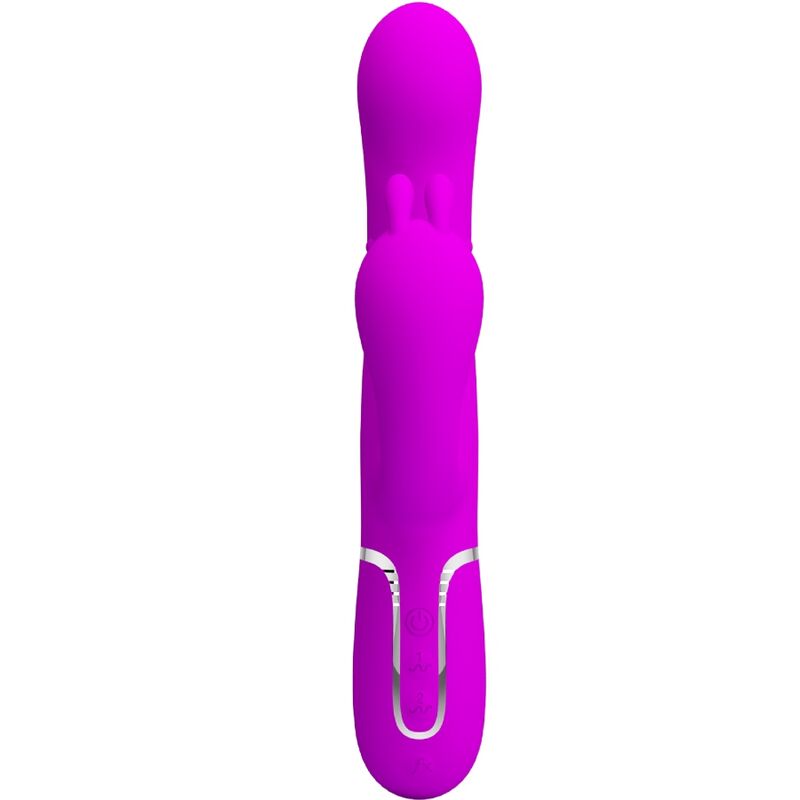 PRETTY LOVE - CAMMY VIBRADOR TRIPLO MULTIFUNCIONAL 4 EM 1 ROSA