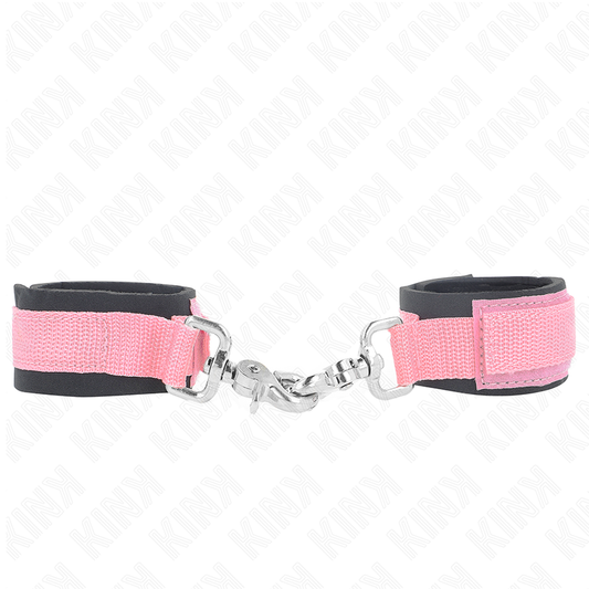 KINK - ROSA VERSTELLBARE NEOPREN-ARMBÄNDER, VERSTELLBAR 22-34 CM