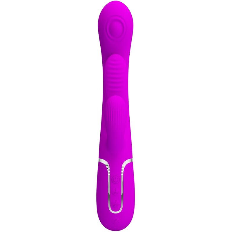 PRETTY LOVE - SHANIA TRIPLE RABBIT VIBRADOR MULTIFUNCIONAL ROSA