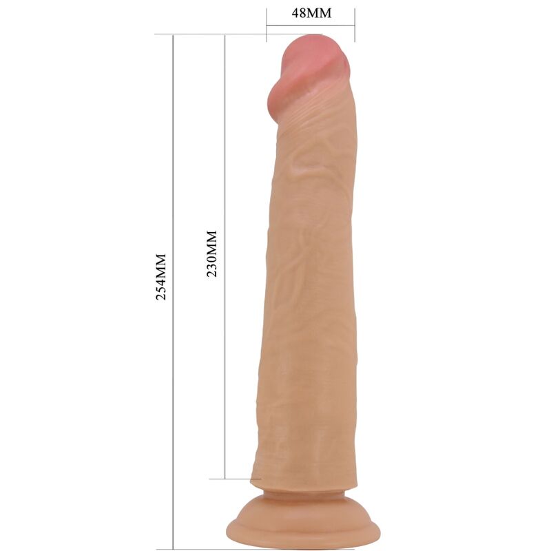 PRETTY LOVE - REALISTIC SHARIFE DILDO 25 CM FLESH