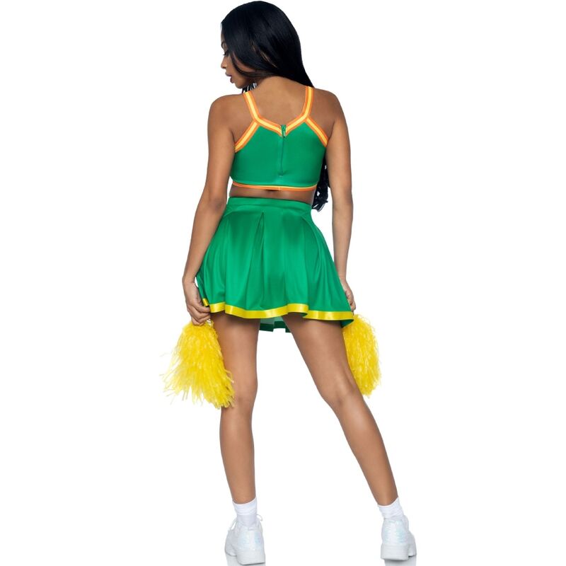 LEG AVENUE - GRÜNES CHEERLEADER-KOSTÜM M/L