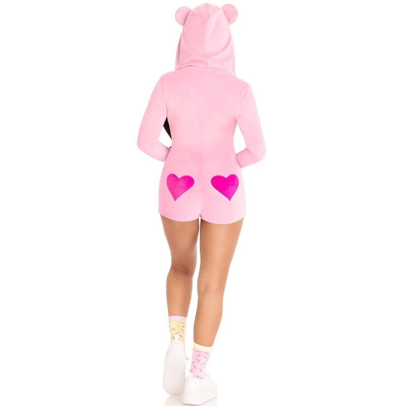 LEG AVENUE - BODY URSO DE VELUDO ROSA S