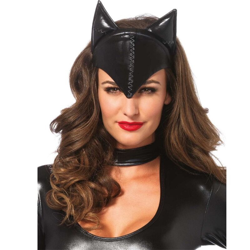 LEG AVENUE - SCHWARZE CATWOMAN-MASKE