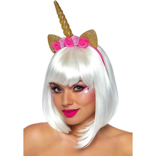 LEG AVENUE - GOLDEN UNICORN FLOWER HEADBAND