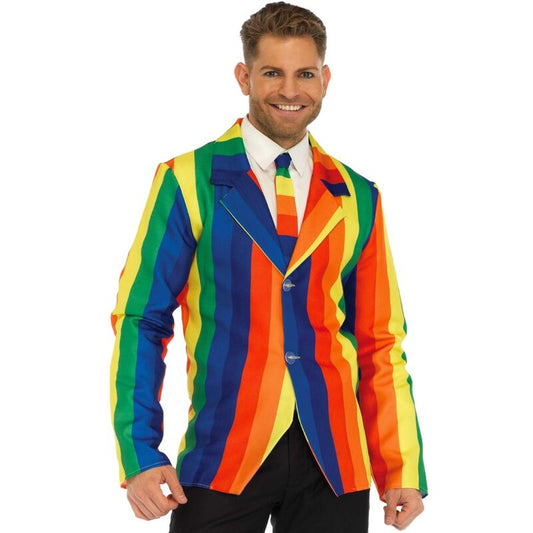 LEG AVENUE - BLAZER + RAINBOW TIE S