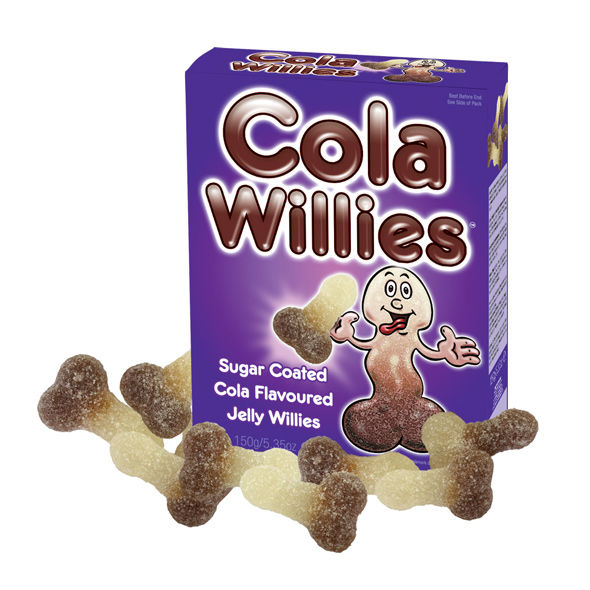 SPENCER &amp; FLEETWOOD - PENIS-SHAPED CHEWY CANDIES WITH COLA FLAVOUR