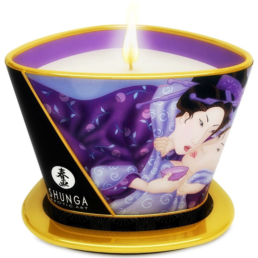 SHUNGA - MINI CARESS BY CANDELIGHT EXOTIC FRUITS MASSAGE CANDLE 170 ML