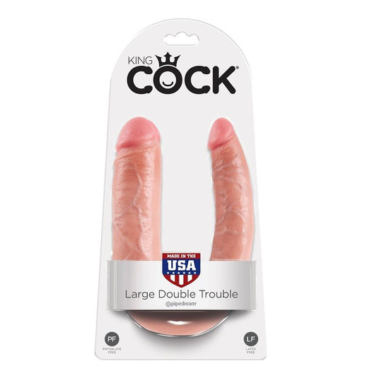 KING COCK - U-SHAPED BIG DOUBLE TROUBLE MEAT