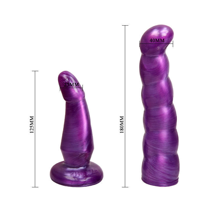 BAILE - LILAC GPOINT FEMALE ANAL AND VAGINAL HARNESS 17 CM