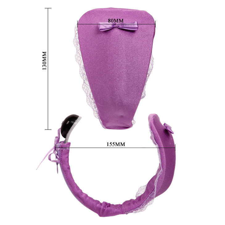 BAILE - TANGA COM VIBRADOR COM CONTROLE REMOTO LILS