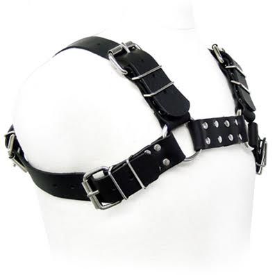 LEATHER BODY - BLACK LEATHER DOG WHIP