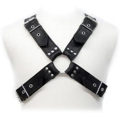 LEDERBODY - HARNESS MIT LEDERSCHNALLE