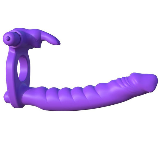 FANTASY C-RINGZ - SILICONE DOUBLE VIBRATOR COELHO