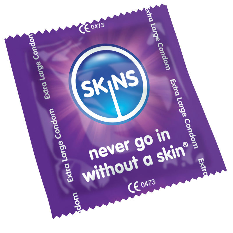 SKINS - CONDOM EXTRA LARGE 12 PACK