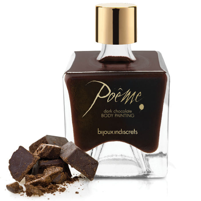 BIJOUX - POEME TINTA COMESTÍVEL CHOCOLATE PRETO 50 GR