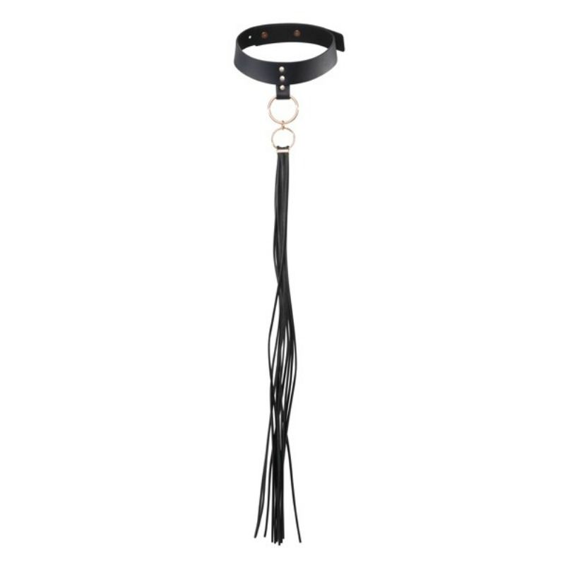 BIJOUX INDISCRETS MAZE - TASSEL CHOKER PRETO