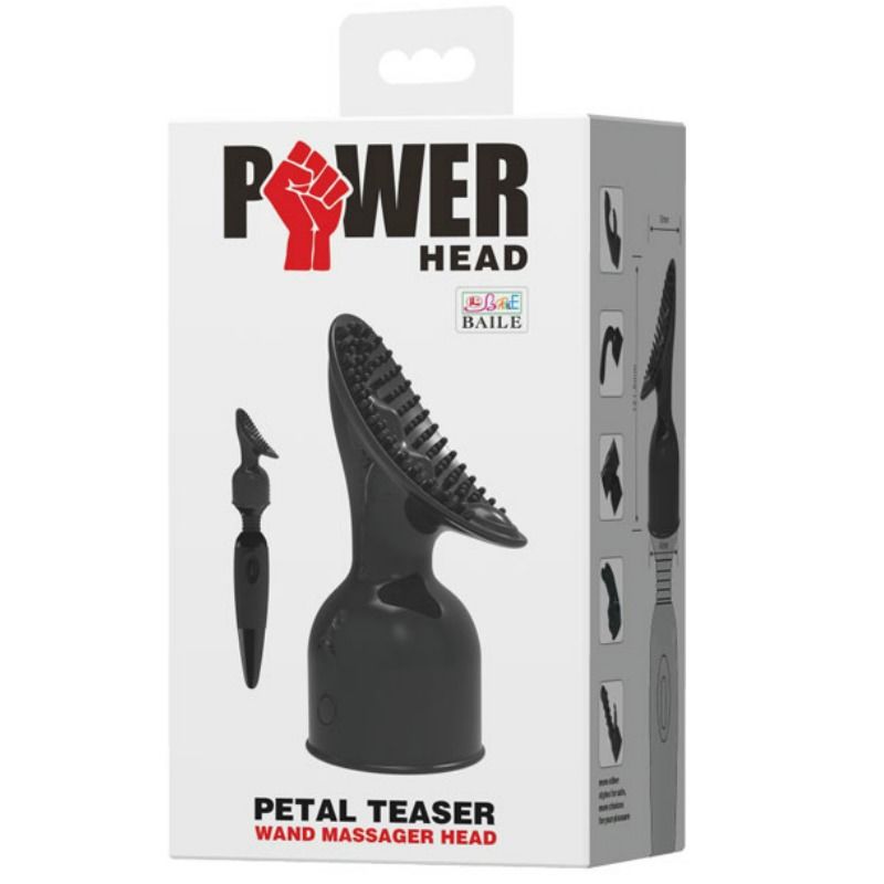 BAILE - CABEA INTERCAMBIVEL POWER HEAD PARA MASSAGEM DE ESTIMULAO DE CLITÓRIS