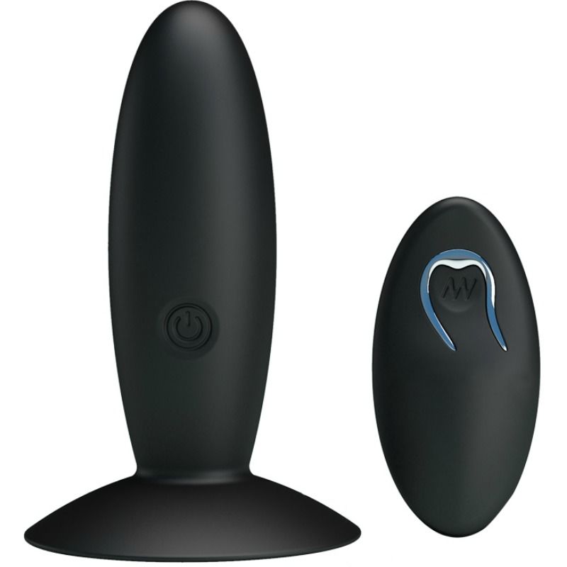 PRETTY LOVE - PLUG ANAL RECARREGVEL COM VIBRAO E CONTROLE