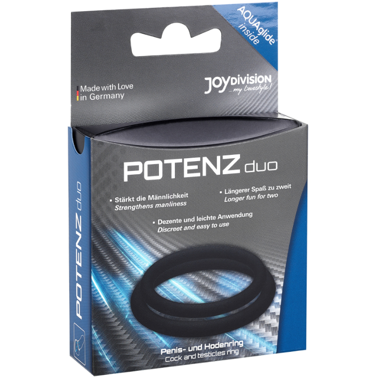 JOYDIVISION POTENZDUO - SCHWARZE RINGE - M