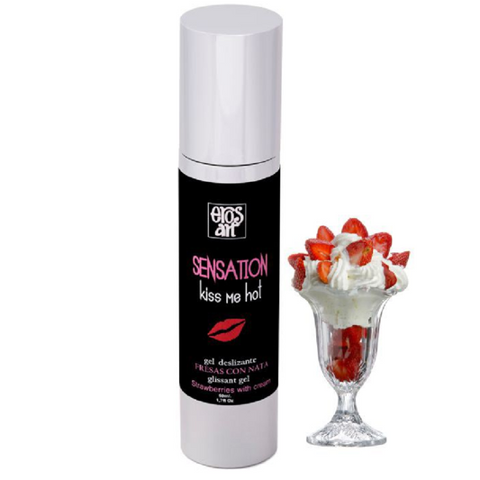 EROS-ART - SENSATTION NATÜRLICHES GLEITMITTEL ERDBEEREN MIT CREME 50 ML