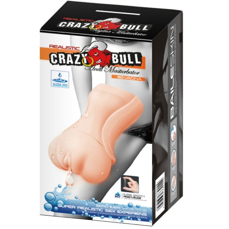 CRAZY BULL - MASTURBADOR DE VAGINA PELE DE GUA