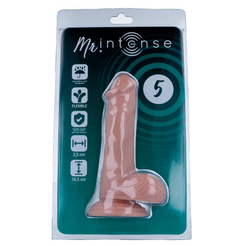 MR INTENSE - 5 REALISTIC PENIS 16.5 CM -O- 3.5 CM