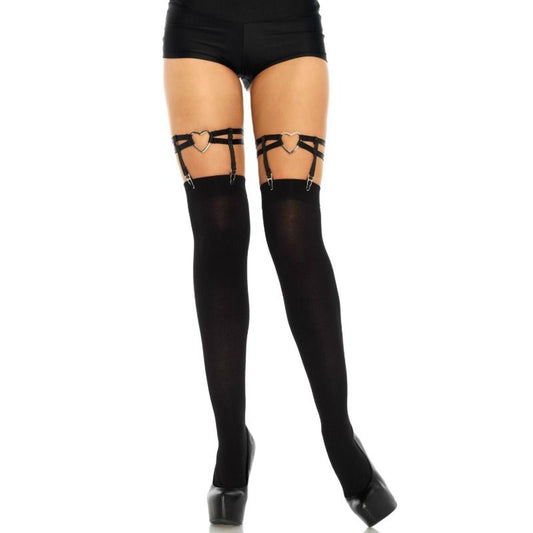 LEG AVENUE - DOUBLE WING GARTERS ONE SIZE FITS ALL