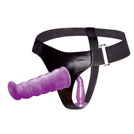 BAILE - LILAC GPOINT FEMALE ANAL AND VAGINAL HARNESS 17 CM