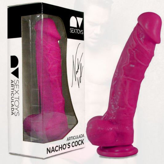 NACHO VIDAL - NACHO VIDAL GELENKBARER PENIS PLICA 24 CM ROSA