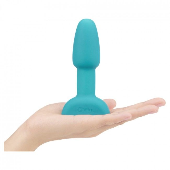 B-VIBE - RIMMING CONTROLE REMOTO PLUG ANAL PETITE TEAL