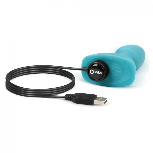 B-VIBE - RIMMING CONTROLE REMOTO PLUG ANAL PETITE TEAL