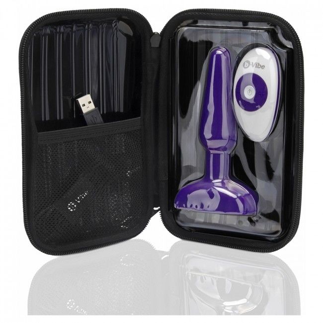 B-VIBE - TRIO PLUG DE CONTROLE REMOTO ANAL LILAC