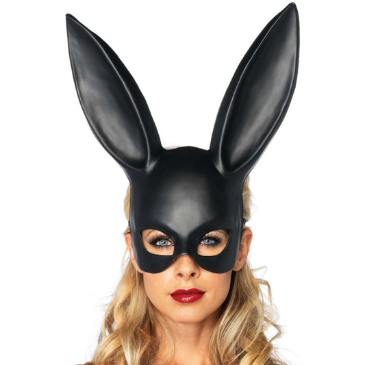 LEG AVENUE - BLACK MASQUERADE RABBIT MASK