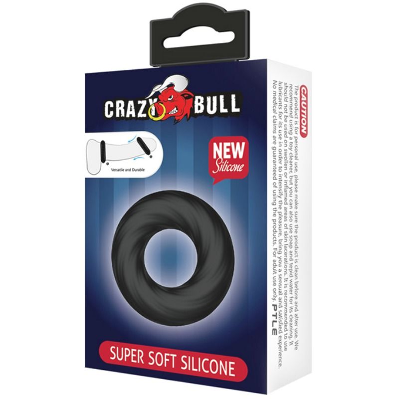 CRAZY BULL - ANEL DE SILICONE SUPER MACIO