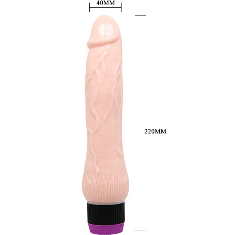 BAILE - ADOUR CLUB VIBRADOR REALÍSTICO BASE LARGA 22 CM