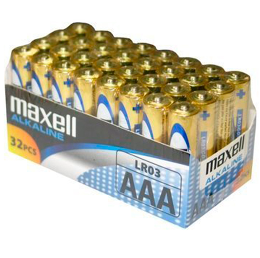 MAXELL - BATTERY PACKAAA LR03 * 32 PCS